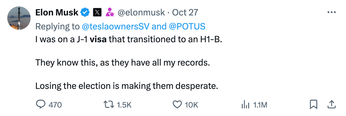 Elon Tweet